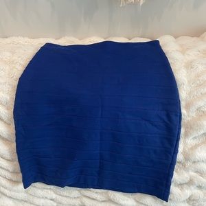 Dark blue mini skirt